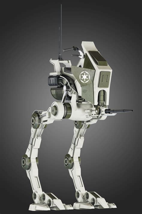 Star Wars AT-RT Walker 3D Model by zifir3d