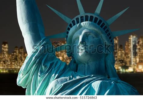 Statue Liberty Night View Light Building Stock Photo 515726863 | Shutterstock