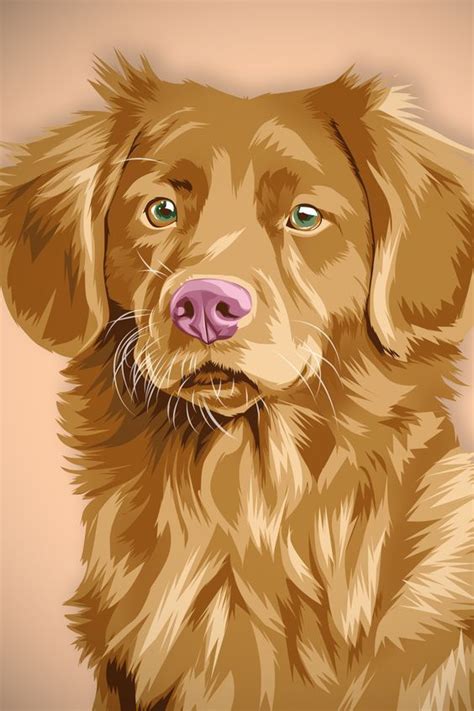 Drawing Simple, Custom Dog Art, Custom Cat Portrait, Custom Portraits, Portrait Cartoon, Dog ...