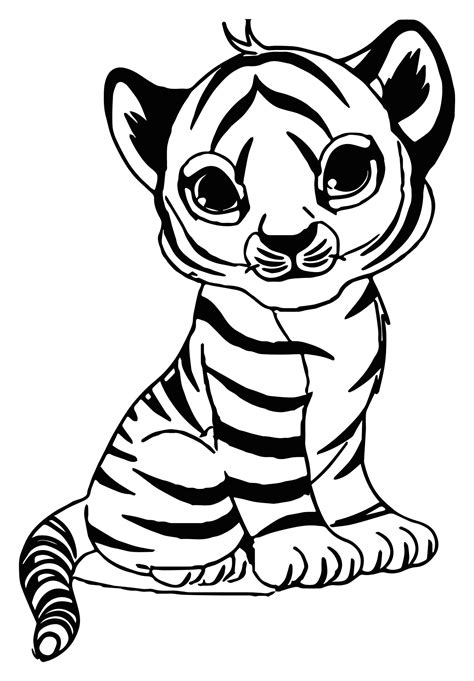 Tiger Coloring Picture