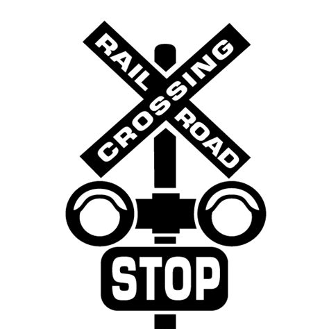 Railroad Crossing Signs Clipart | Longest Journey