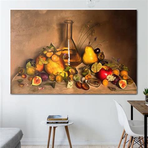 Fruit Canvas, Still Life Canvas, Fruit Art, Kitchen Wall Art, Fruit Print, Kitchen Print ...