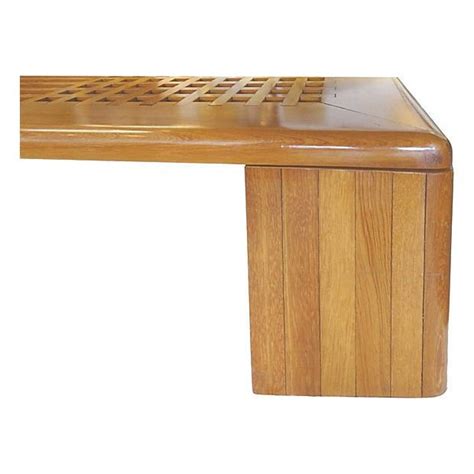 Mid-Century Italian Latticework Coffee Table | Chairish