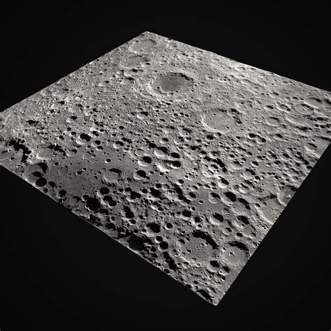 Moon Surface 3d Model