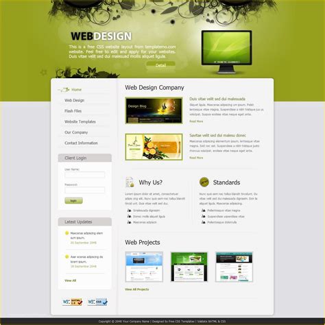 Top Free Jquery Templates for Websites Of Web Page Design Templates HTML Free Download Beepmunk ...