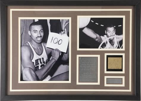 1962 Wilt Chamberlain Game Used Floor from 100-Point Game