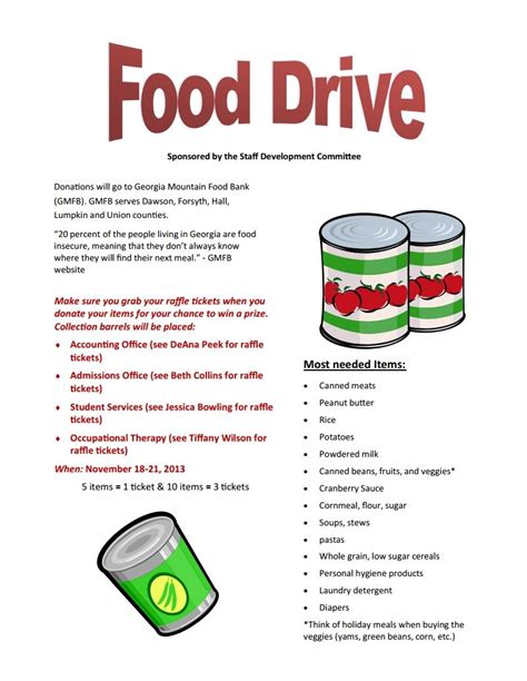 13 Charity Food Drive Poster Designs Images - Holiday Food Drive Flyers, Canned-Food Drive and ...