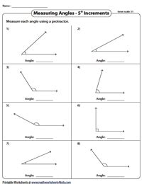 Free Printable Measuring Angles Worksheets - FREE PRINTABLE TEMPLATES