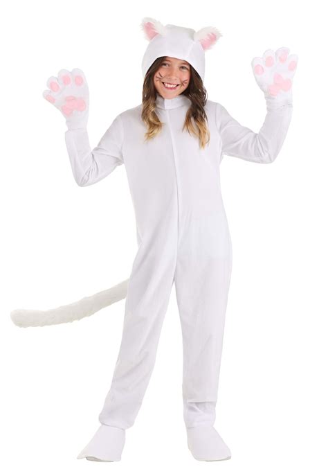 White Cat Kid's Costume