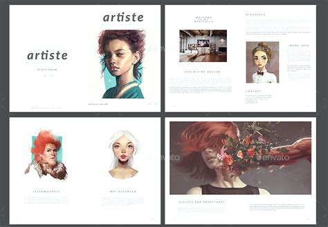 9+ Art Portfolio Examples - Editable PSD, AI, InDesign Format Download