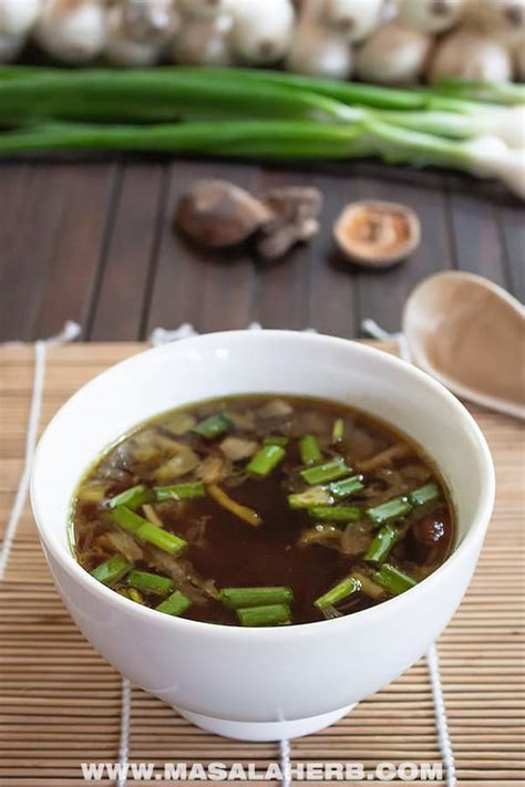 Japanese Onion Soup Recipe with Mushroom | Masala Herb