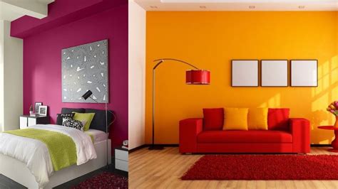 Interior Wall Paint Design Colour Combination Ideas For Living Room | Psoriasisguru.com