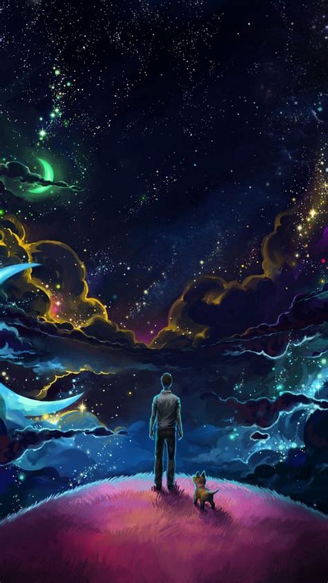 Galaxy Anime Art Wallpapers - Top Free Galaxy Anime Art Backgrounds - WallpaperAccess