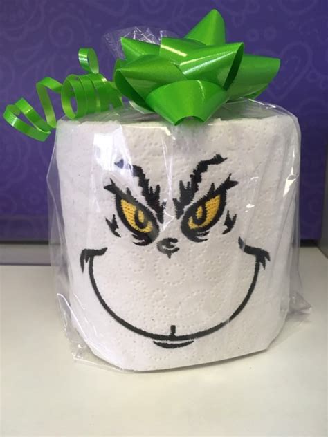 Grinch Funny Toilet Paper Embroidery Designs INSTANT DOWNLOAD - Etsy