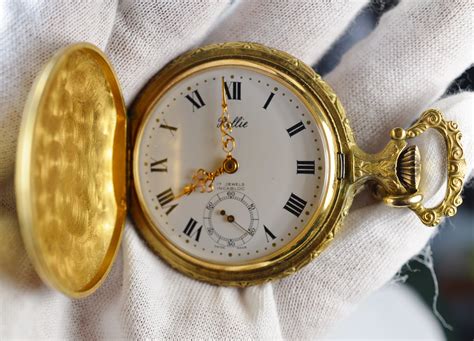 $900 Retail Rollie Swiss Made Genuine Brass Vintage Pocket Watch W/ Engraving | Property Room