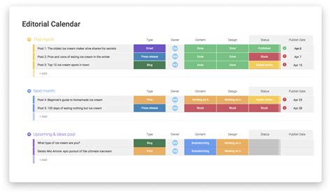 How to create a dynamic marketing calendar | monday.com