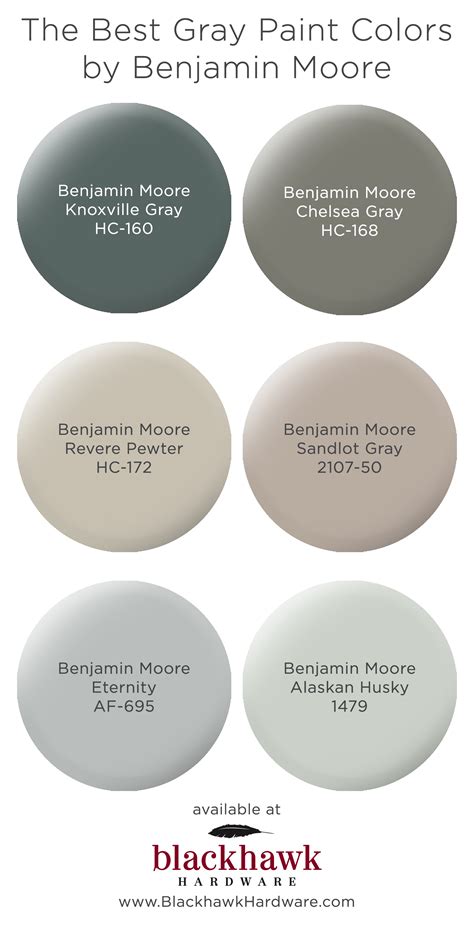 Benjamin Moore Best Gray Colors - Paint Color Ideas