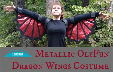 Metallic OlyFun Dragon Wings Costume - Fairfield World Craft Projects