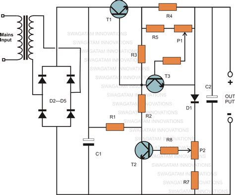 Variable Power Supply Circuit Diagram