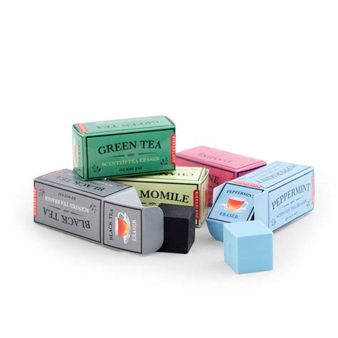 Scented Tea Erasers — Kikkerland Design Inc