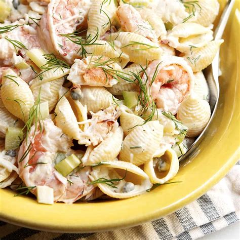 Seafood Salad Recipe With Crabmeat And Shrimp Pasta | Besto Blog