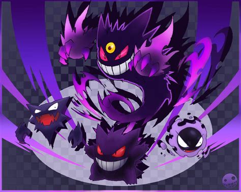 Mega Gengar Wallpapers - Top Free Mega Gengar Backgrounds - WallpaperAccess