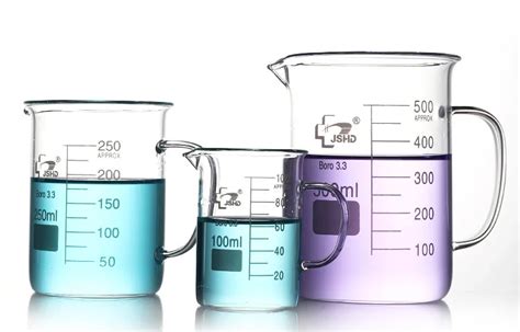 Laboratory Glassware Graduated Glass Beaker Tall Form With Spout - Buy Beakers Tall Form,Beaker ...