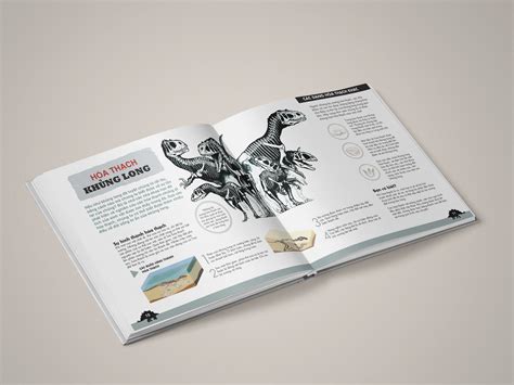 Dinosaur encyclopedia for children on Behance