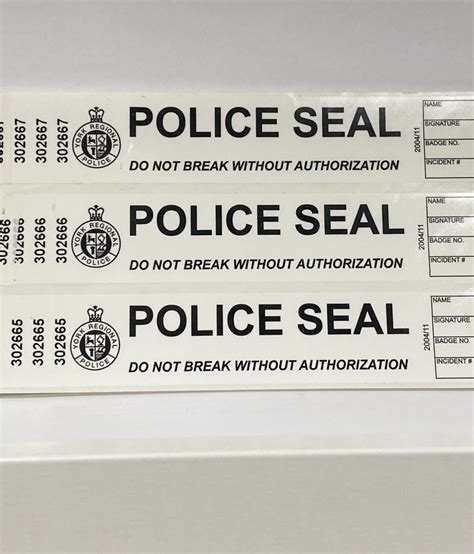 Security Tamper-Proof Labels - Premier Markings Incorporated