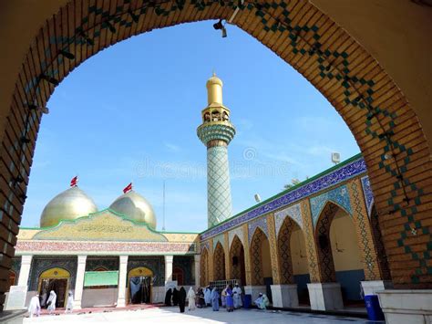 Holy Shrine of Husayn Ibn Ali, Karbala, Iraq Editorial Stock Photo - Image of imam, golden ...