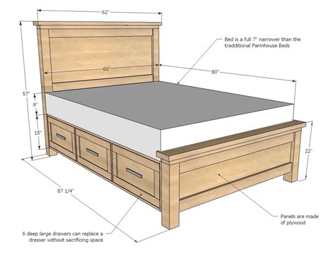 How to build a storage bed frame - Builders Villa