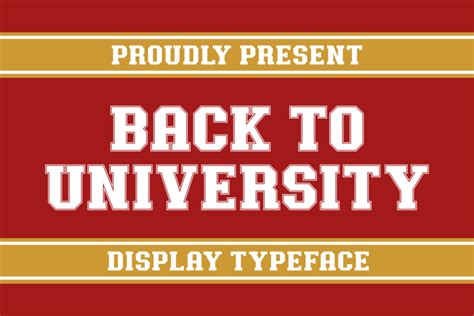 University Font Free Download - FreeFontDL