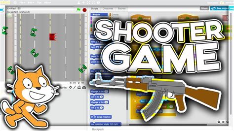 Scratch Tutorial: Advanced Shooter Game! Part 1 - YouTube