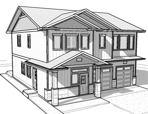 Perspective House Drawing at GetDrawings | Free download