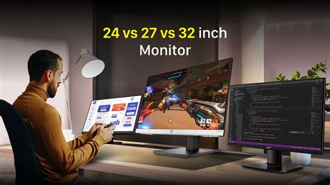 24 Vs 27 Vs 32 inch Monitor - Detailed Comparison - Techtouchy