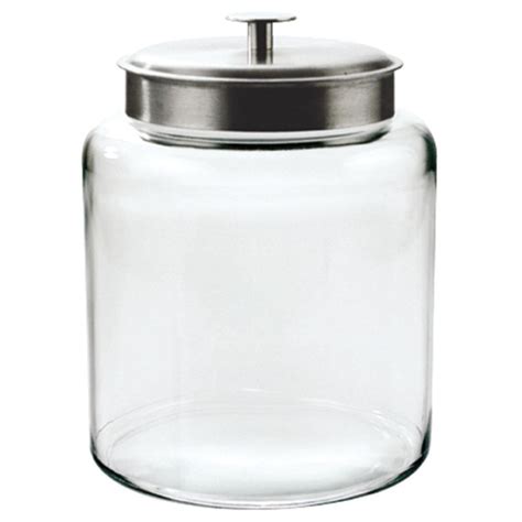 Anchor Hocking™ 2 gal Glass Montana Jar With Aluminum Lid - 8 3/4"Dia x 11 1/4'H