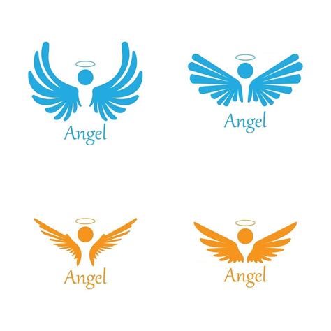 Angel icon illustration vector logo 2490917 Vector Art at Vecteezy