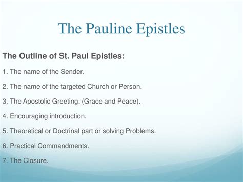 PPT - The Pauline Epistles PowerPoint Presentation, free download - ID:2268485