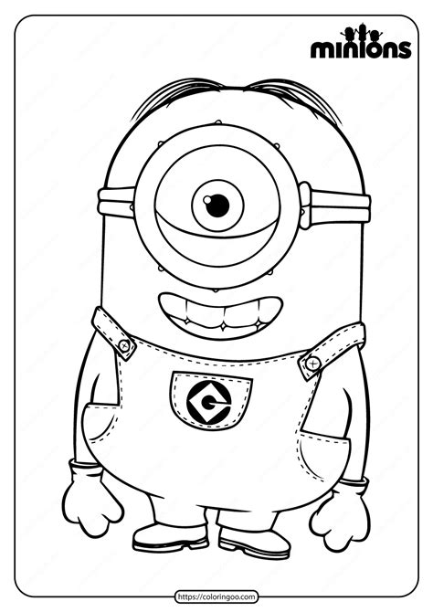 Step By Step One Eyed Minion Drawing - canvas-titmouse