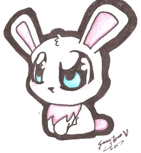 Cute Bunny Rabbit Drawing at GetDrawings | Free download