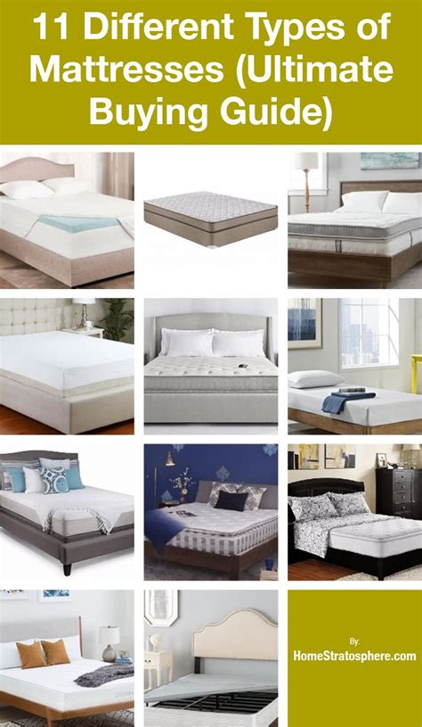 Types Of Mattresses / The Pros and Cons of Different Types of Mattresses: Memory ... : It's ...