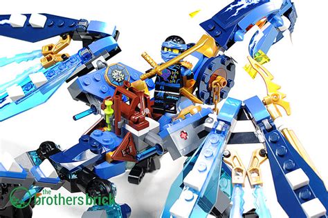 LEGO Ninjago 70602 Jay’s Elemental Dragon [Review] | The Brothers Brick | The Brothers Brick