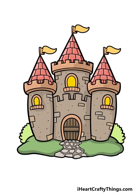 How To Draw A Cartoon Palace - Behalfessay9