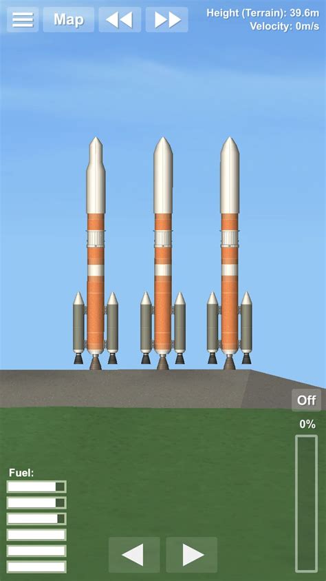 Space flight simulator -Mars rockets-