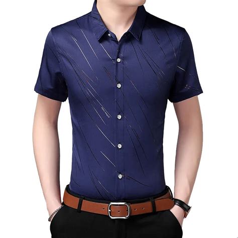 Summer Men Shirt Men's Business Casual Shirts 2018 New Cotton Men Clothing Short Sleeve Camisa ...