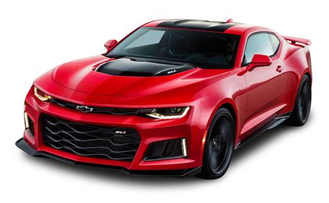 Download Red Chevrolet Camaro ZL1 Car PNG Image for Free