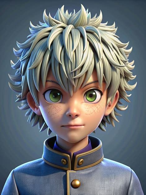 Premium Photo | Character anime 3d render