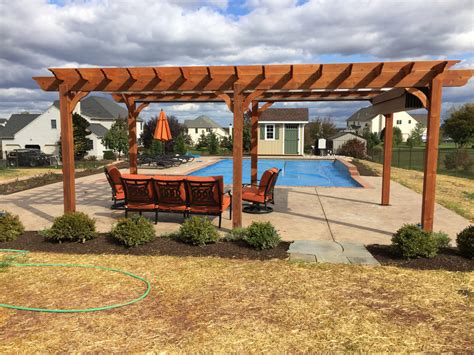 Wood Pergolas | Amish Built Wood Pergolas | Kits & Built on Site