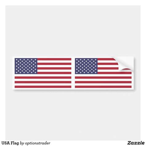 an american flag sticker on a white background