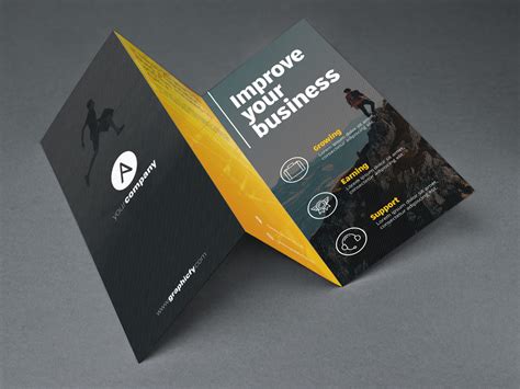 Tri Fold Brochure Template PSD - Brochure Templates - Graphicfy